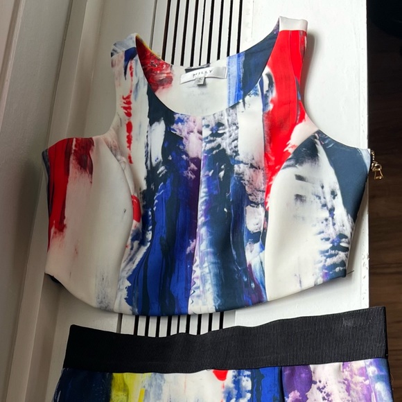 Colorful Milly crop top and skirt set - Picture 3 of 3